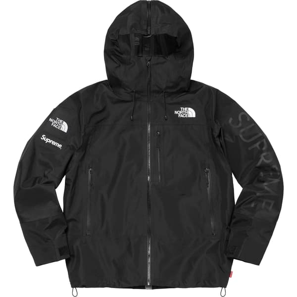 Supreme The North Face Split Taped Seam Shell Jacket - Black (front)