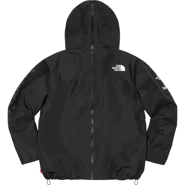 Supreme The North Face Split Taped Seam Shell Jacket - Black (front)