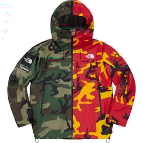 Supreme The North Face Split Taped Seam Shell Jacket Camo