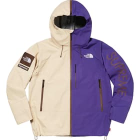 Supreme The North Face Split Taped Seam Shell Jacket Tan