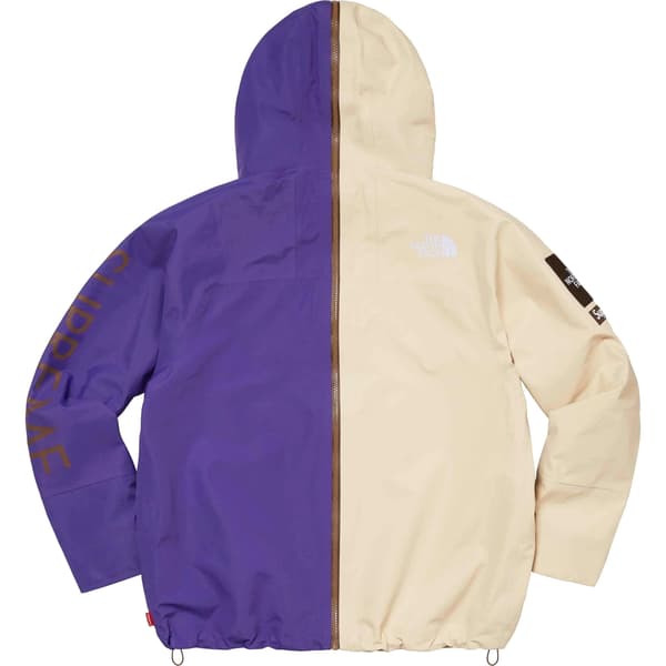 Supreme The North Face Split Taped Seam Shell Jacket - Tan (front)