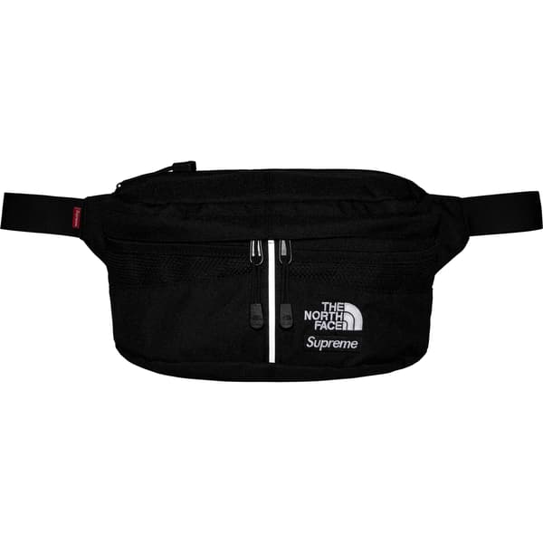 Supreme The North Face Split Waist Bag - Black (front)