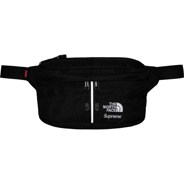 Supreme The North Face Split Waist Bag - Black (front)