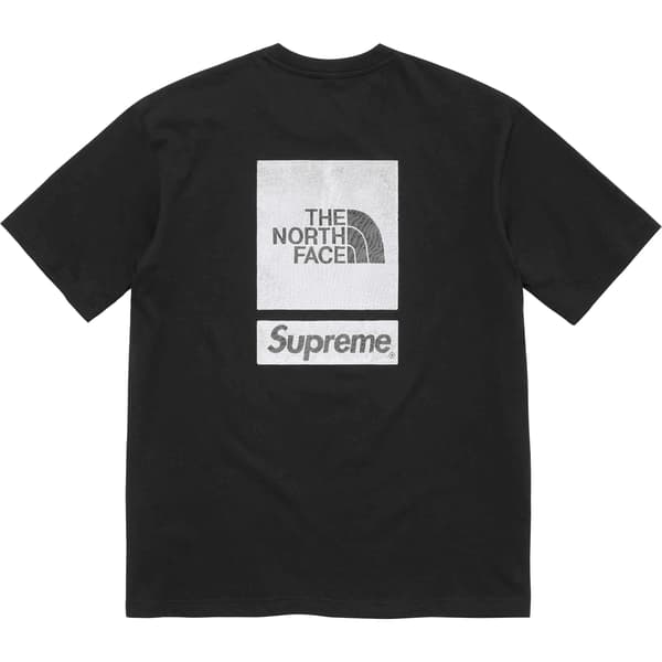 Supreme The North Face S/S Top - Black (front)