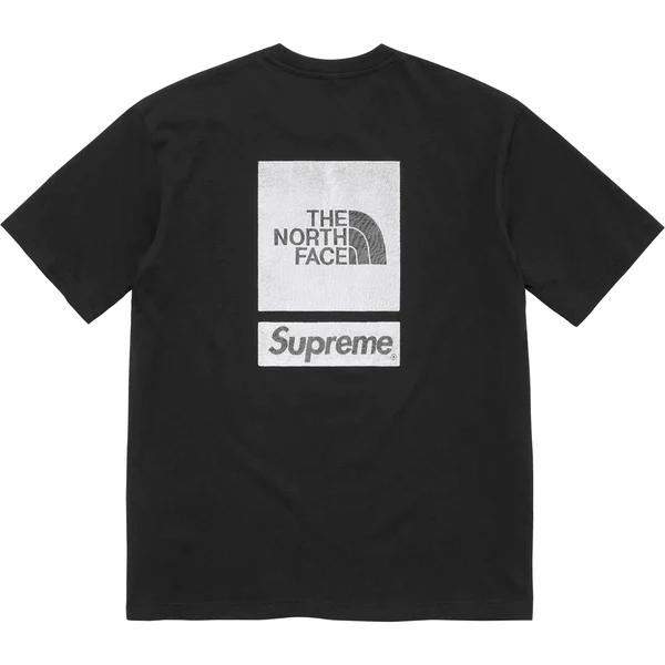 Supreme The North Face S/S Top - Black (front)