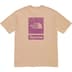 Supreme The North Face S/S Top - Khaki (front)
