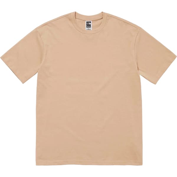 Supreme The North Face S/S Top - Khaki (front)