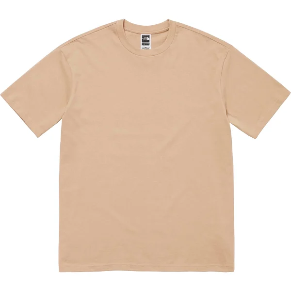 Supreme The North Face S/S Top - Khaki (front)