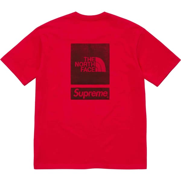 Supreme The North Face S/S Top - Red (front)