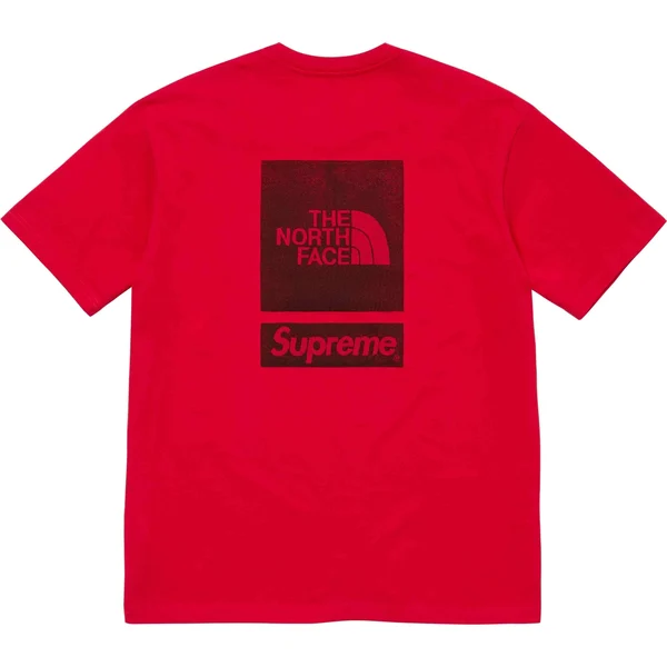 Supreme The North Face S/S Top - Red (front)