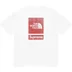 Supreme The North Face S/S Top - White (front)