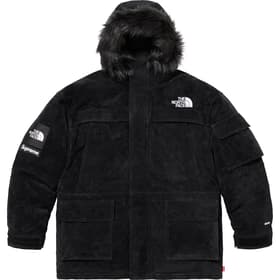 Supreme The North Face Suede 600-Fill Down Parka Black