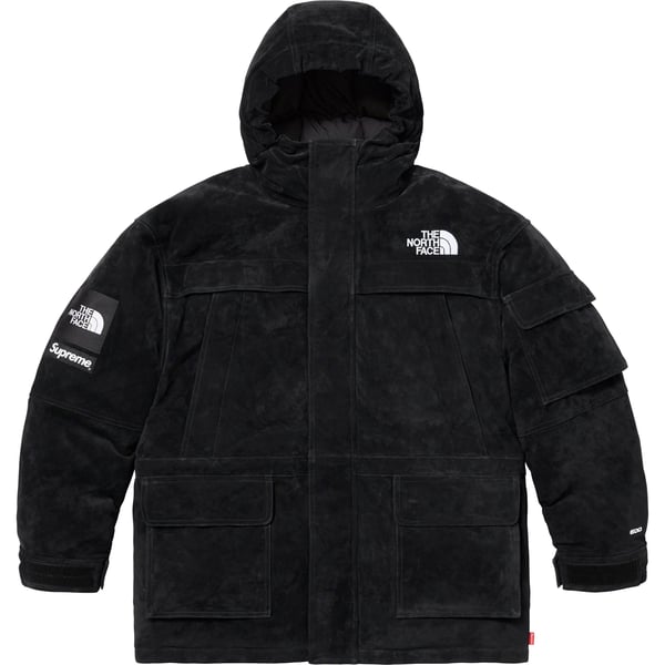 Supreme The North Face Suede 600-Fill Down Parka - Black (front)