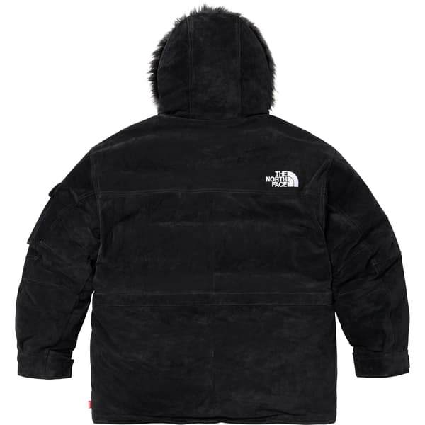 Supreme The North Face Suede 600-Fill Down Parka - Black (front)