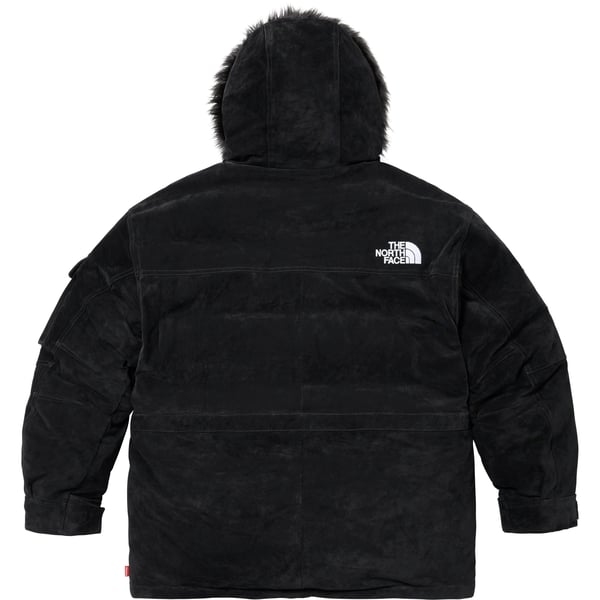 Supreme The North Face Suede 600-Fill Down Parka - Black (front)