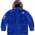 Supreme The North Face Suede 600-Fill Down Parka - Blue (front)