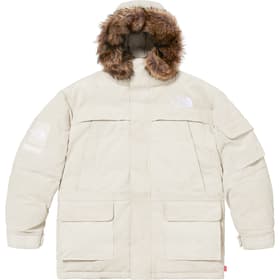 Supreme The North Face Suede 600-Fill Down Parka Stone