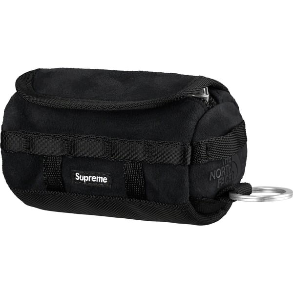 Supreme The North Face Suede Base Camp Duffle Keychain - Black (front)