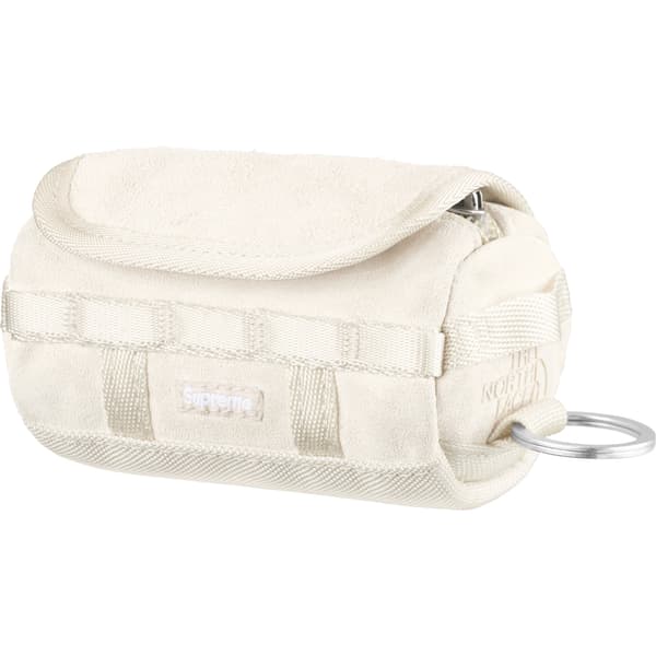 Supreme The North Face Suede Base Camp Duffle Keychain - Stone (front)