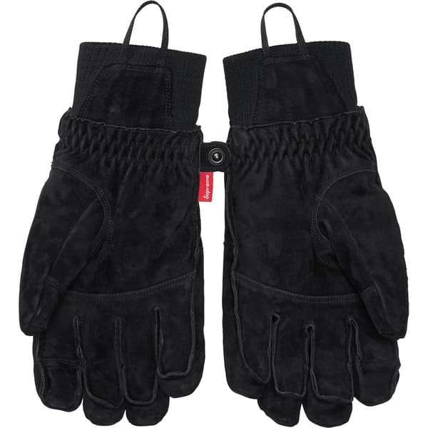 Supreme The North Face Suede Glove - Black (front)