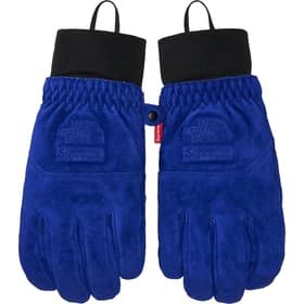 Supreme The North Face Suede Glove Blue