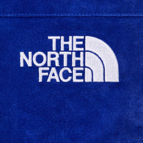 Supreme The North Face Suede Mountain Pant - Blue (front)