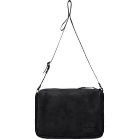 Supreme The North Face Suede Shoulder Bag Black