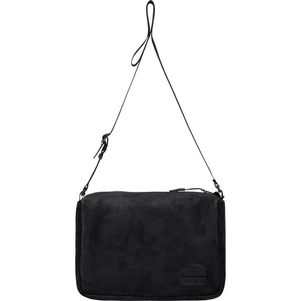 Supreme The North Face Suede Shoulder Bag - Black (front)
