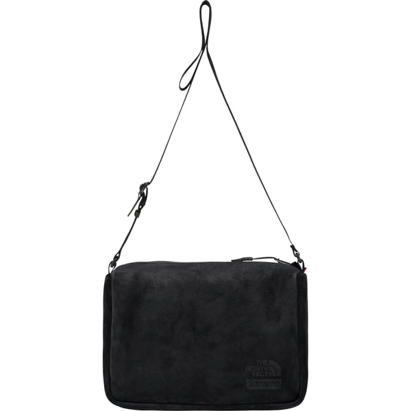 Supreme The North Face Suede Shoulder Bag - Black (front)
