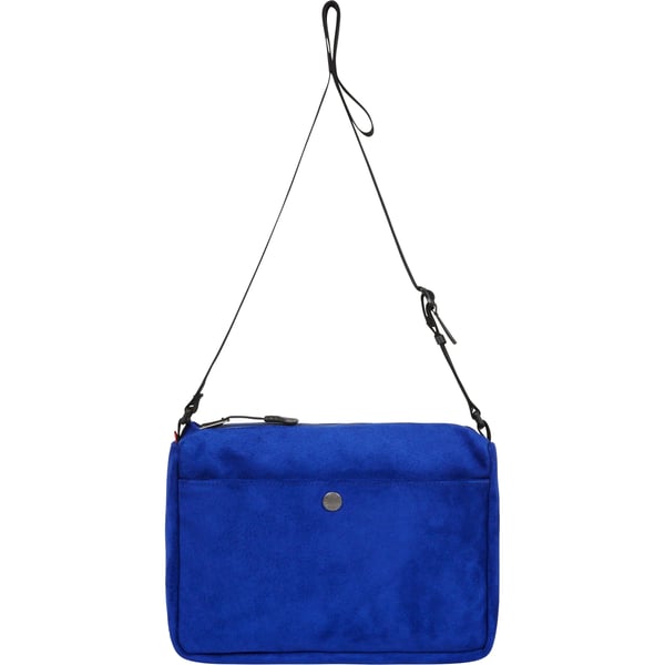 Supreme The North Face Suede Shoulder Bag - Blue (front)