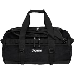 Supreme The North Face Suede Small Base Camp Duffle Bag Black