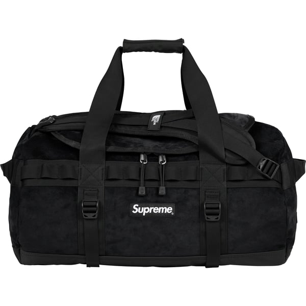 Supreme The North Face Suede Small Base Camp Duffle Bag - Black (front)