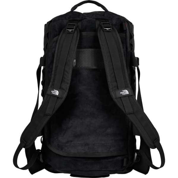 Supreme The North Face Suede Small Base Camp Duffle Bag - Black (front)