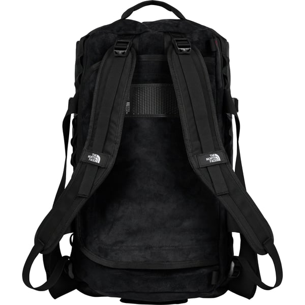 Supreme The North Face Suede Small Base Camp Duffle Bag - Black (front)