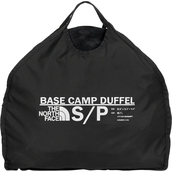Supreme The North Face Suede Small Base Camp Duffle Bag - Black (front)