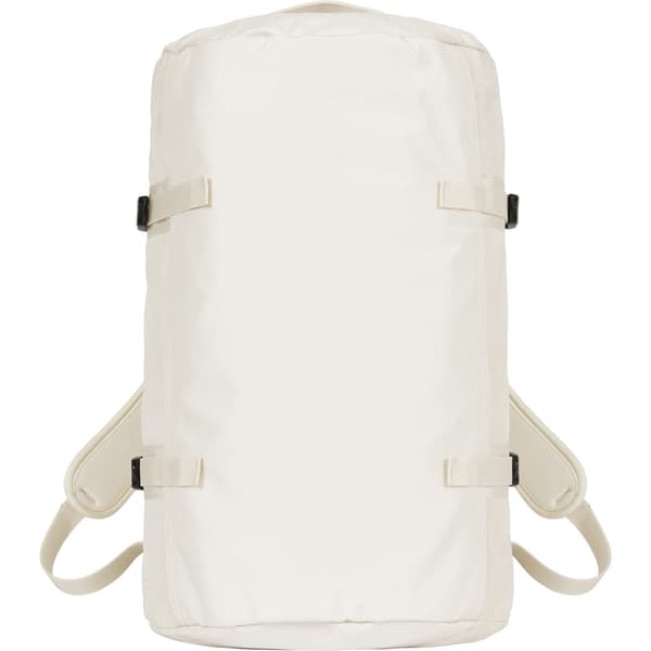 Supreme The North Face Suede Small Base Camp Duffle Bag - Stone (front)