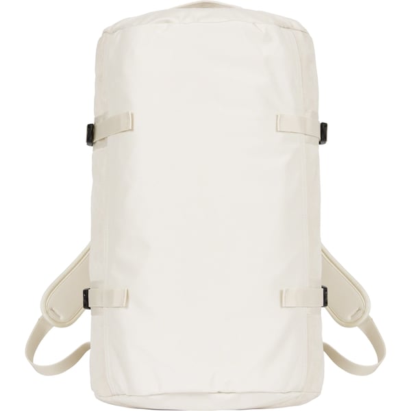 Supreme The North Face Suede Small Base Camp Duffle Bag - Stone (front)