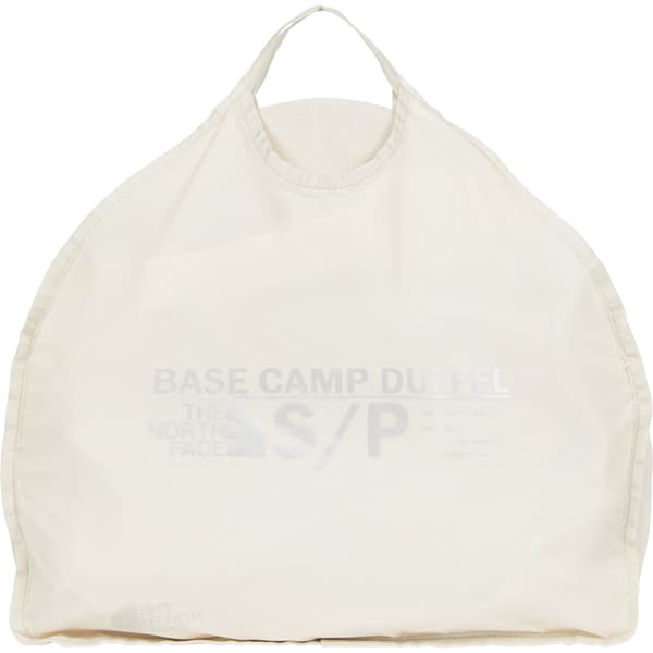 Supreme The North Face Suede Small Base Camp Duffle Bag - Stone (front)