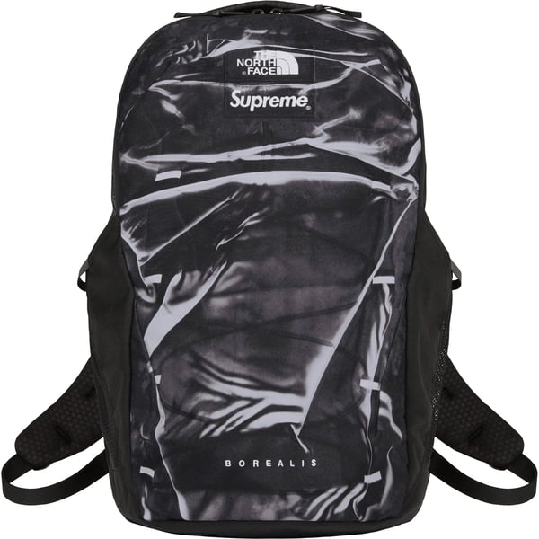 Supreme The North Face Trompe L’oeil Printed Borealis Backpack - Black (front)