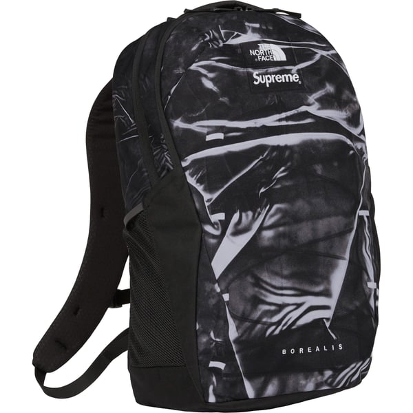 Supreme The North Face Trompe L’oeil Printed Borealis Backpack - Black (front)