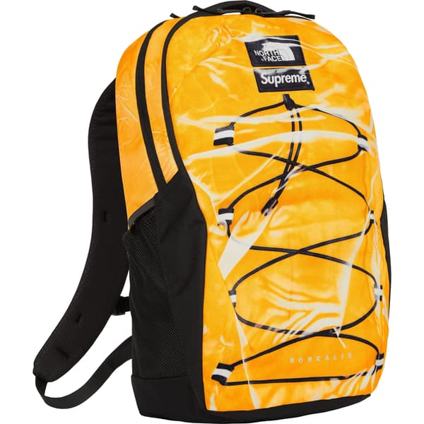 Supreme The North Face Trompe L’oeil Printed Borealis Backpack - Yellow (front)