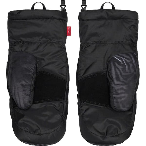 Supreme The North Face Trompe L’oeil Printed Montana Mitt - Black (front)