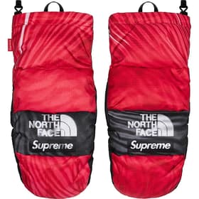 Supreme The North Face Trompe L’oeil Printed Montana Mitt Red