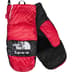 Supreme The North Face Trompe L’oeil Printed Montana Mitt - Red (front)
