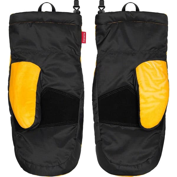 Supreme The North Face Trompe L’oeil Printed Montana Mitt - Yellow (front)