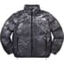 Supreme The North Face Trompe L’oeil Printed Nuptse Jacket - Black (front)