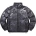 Supreme The North Face Trompe L’oeil Printed Nuptse Jacket - Black (front)