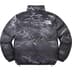 Supreme The North Face Trompe L’oeil Printed Nuptse Jacket - Black (front)
