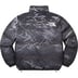 Supreme The North Face Trompe L’oeil Printed Nuptse Jacket - Black (front)