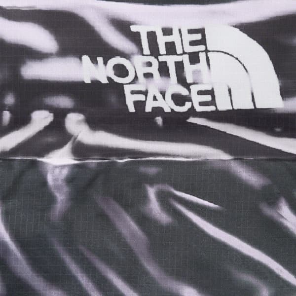 Supreme The North Face Trompe L’oeil Printed Nuptse Jacket - Black (front)